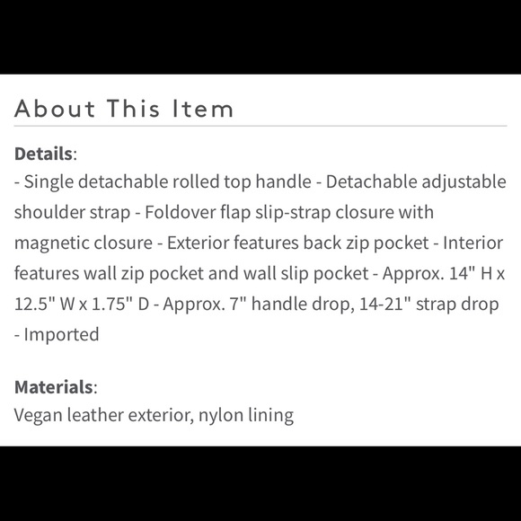 Matt & Nat Riley Vegan Leather Hobo Bag - Picture 5 of 9